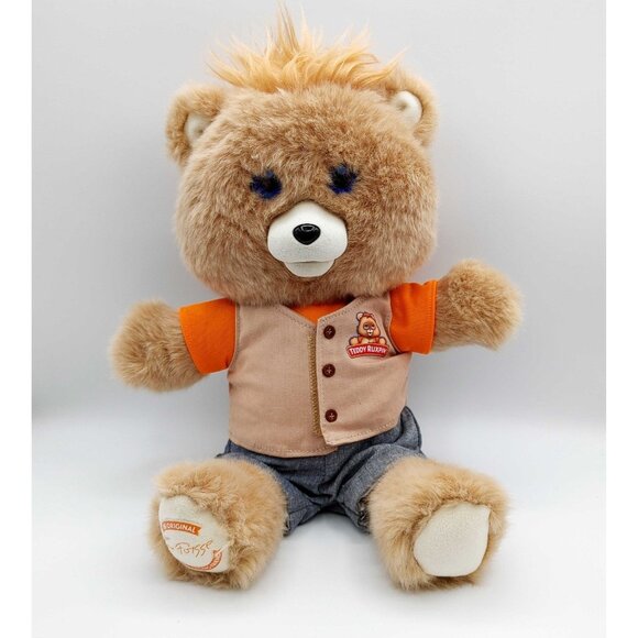 Teddy Ruxpin 2017 Animated Storytelling Bear Bluetooth LCD Eyes Tested Works - Picture 1 of 9